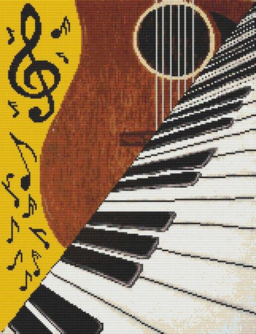 Art Of Music - White Willow Stitching