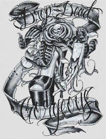 Drop Dead Gorgeous - White Willow Stitching