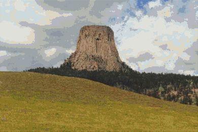 Devils Tower - White Willow Stitching