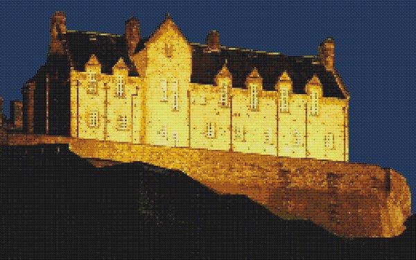 Edinburgh Castle - White Willow Stitching