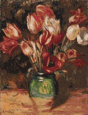 Renoir's Tulips - White Willow Stitching