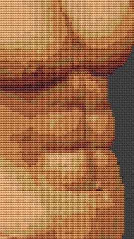 Brawny Bookmark - White Willow Stitching