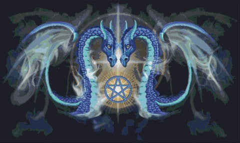 Dragon Kiss - White Willow Stitching