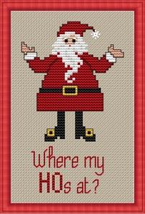 Santa's HOs - White Willow Stitching