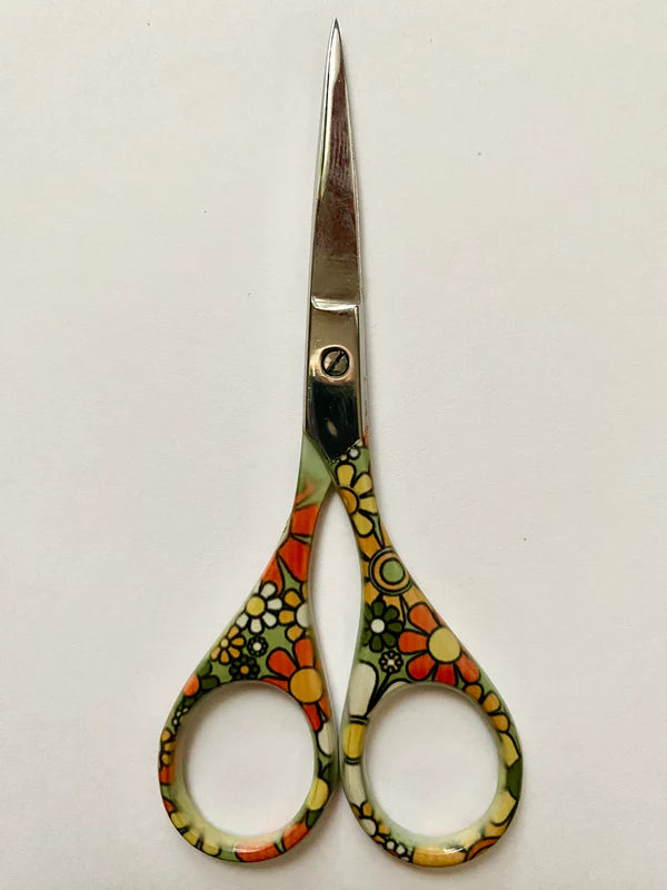 Retro Flower Scissors - Dinky Dyes