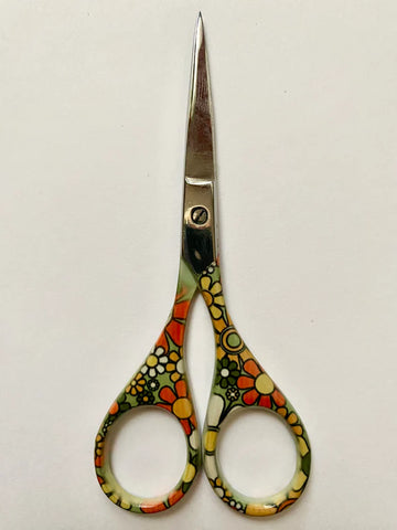 Retro Flower Scissors - Dinky Dyes