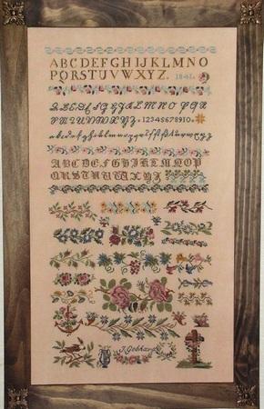 J Gebhard 1841 Sampler - Cross-Point Designs