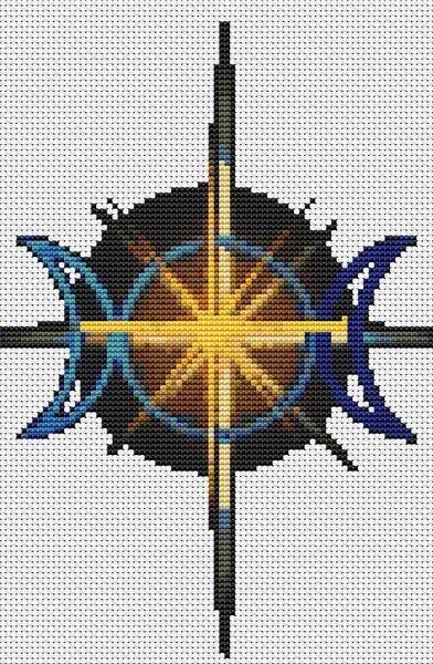 Triple Glimmer Goddess - White Willow Stitching