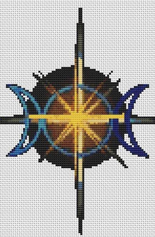 Triple Glimmer Goddess - White Willow Stitching