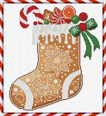 Cookie Baking Crew: Sweet Stocking - Alessandra Adelaide Needleworks
