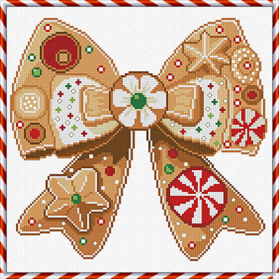 Cookie Baking Crew: Sweet Bow - Alessandra Adelaide Needleworks