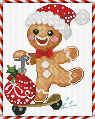 Cookie Baking Crew: Sweet Scooter - Alessandra Adelaide Needleworks