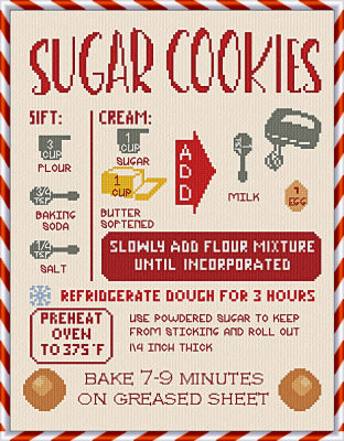 Cookie Baking Crew: Sugar Cookies - Alessandra Adelaide Needleworks