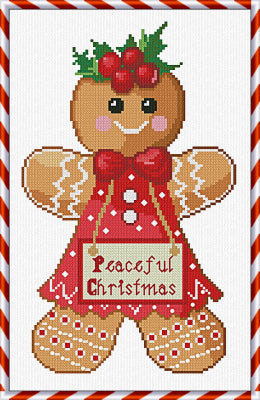 Cookie Baking Crew: Peaceful Christmas - Alessandra Adelaide Needleworks