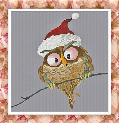 Christmas Owl - Alessandra Adelaide Needleworks