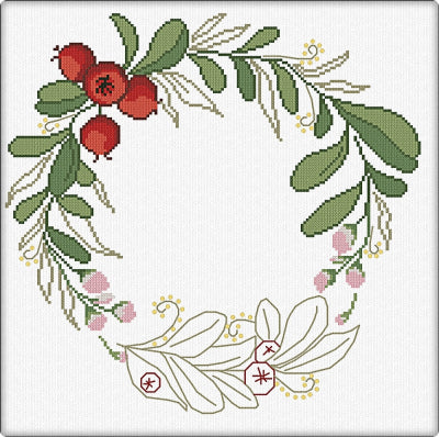 Winter Wreath - Alessandra Adelaide Needleworks
