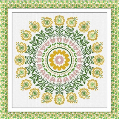 Circle Of Flowers - Alessandra Adelaide Needleworks