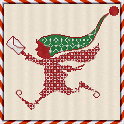 Postman Elf - Alessandra Adelaide Needleworks