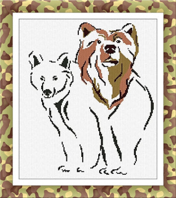 Bear Portrait - Alessandra Adelaide Needleworks