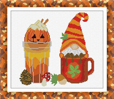 Autumn Drinks - Alessandra Adelaide Needleworks