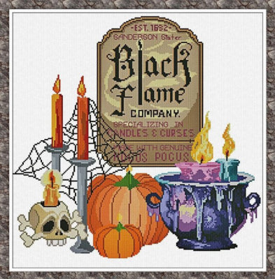 Black Flame - Alessandra Adelaide Needleworks