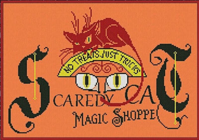 Scaredy Cat - Alessandra Adelaide Needleworks