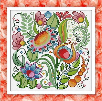 Fiori In Feta (Flowers In Party) - Alessandra Adelaide Needleworks