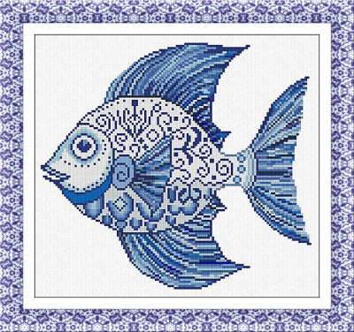 Blue Fish - Alessandra Adelaide Needleworks