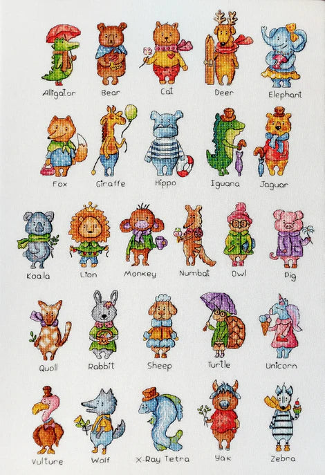 Animal Alphabet - Artmishka Cross Stitch