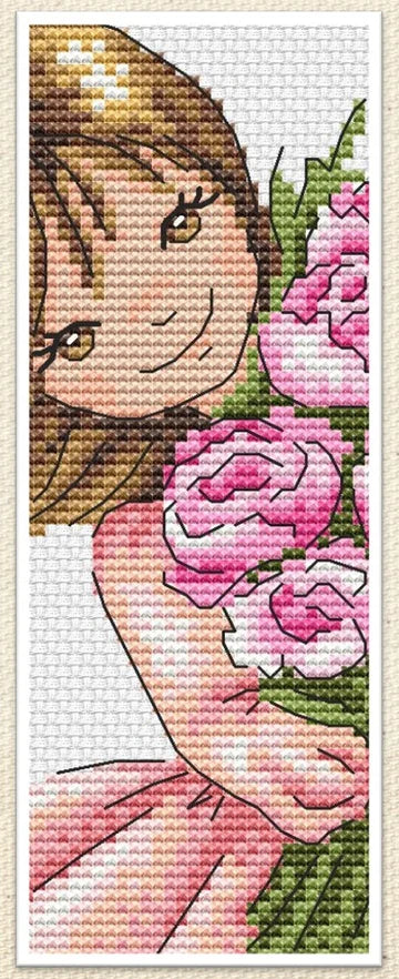 Bouquet Bookmark - Artmishka Cross Stitch