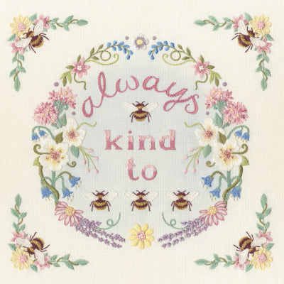 Bee Kind To Bees: Embroidery By Cassandra Riley - Bothy Threads