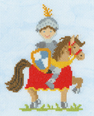 The Knight's Tale Jump: Little Stitchers Collection by Kate Hadfield - Bothy Threads
