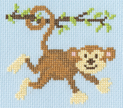 Monkey Mayhem Skip: Little Stitchers Collection by Kate Hadfield - Bothy Threads