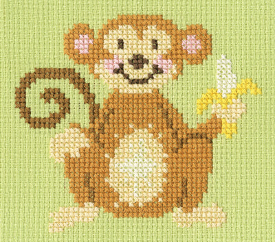 Monkey Madness Skip: Little Stitchers Collection by Kate Hadfield - Bothy Threads