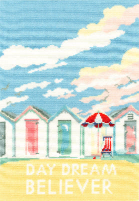 Vintage Beach Huts By Becky Bettesworth - Bothy Threads