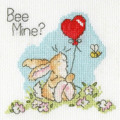 Bee Mine? Greeting Card By Margaret Sherry - Bothy Threads