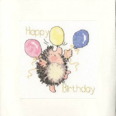 Birthday Balloons Greeting Card By Margaret Sherry - Bothy Threads