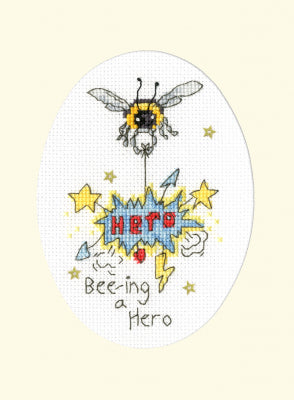 Bee-ing A Hero: Greeting Cards Collection By Eleanor Teasdale - Bothy Threads