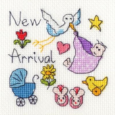 New Baby Card By June Armstrong - Bothy Threads
