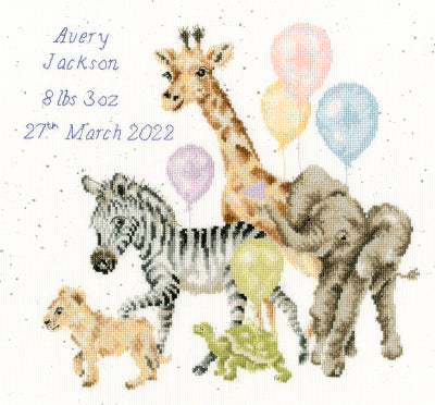 Welcome to the World: Birth Announcement By Hannah Dale - Bothy Threads