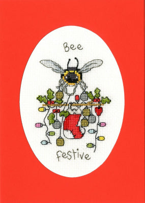 Bee Festive: Greeting Cards Collection By Eleanor Teasdale - Bothy Threads