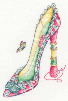 A Stitch In Time: Shoe Art By Sally King - Bothy Threads