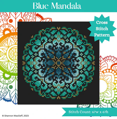 Blue Mandala - Shannon Christine Designs