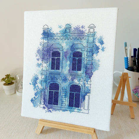 Blue Aquarelle - Artmishka Cross Stitch