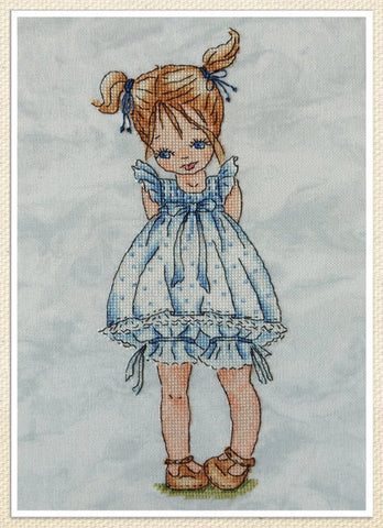 Blue-Eyed Girl - Artmishka Cross Stitch