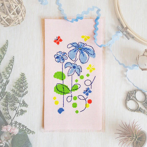 Blue Flowers - Artmishka Cross Stitch