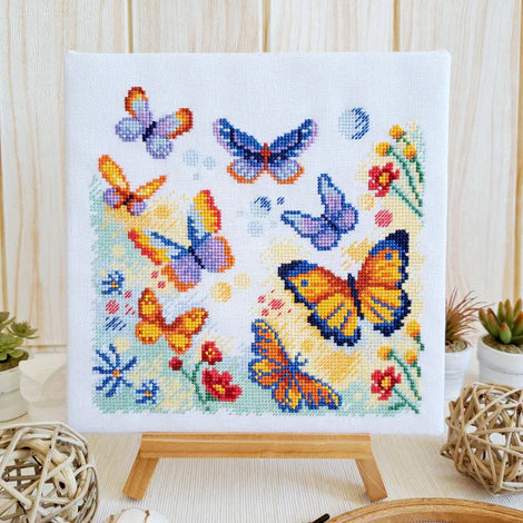 Butterfly Field 2 - Artmishka Cross Stitch