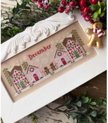 December Mini Village: Monthly Mini Village Series - Country Cottage Needleworks