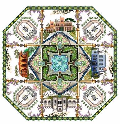 The Cuban Mansions Mandala - Chatelaine Designs