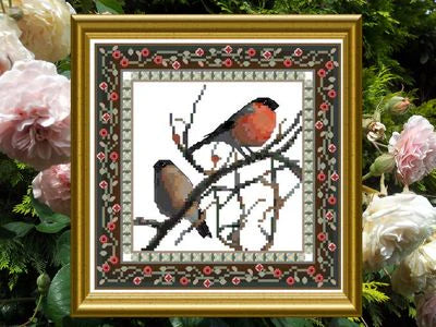 Bird Tapestries 1: Bullfinch - Chatelaine Designs